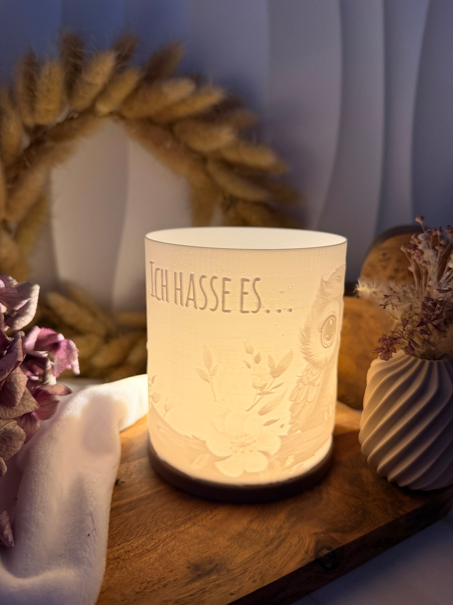 3D-Druckdatei - Windlicht - Eule