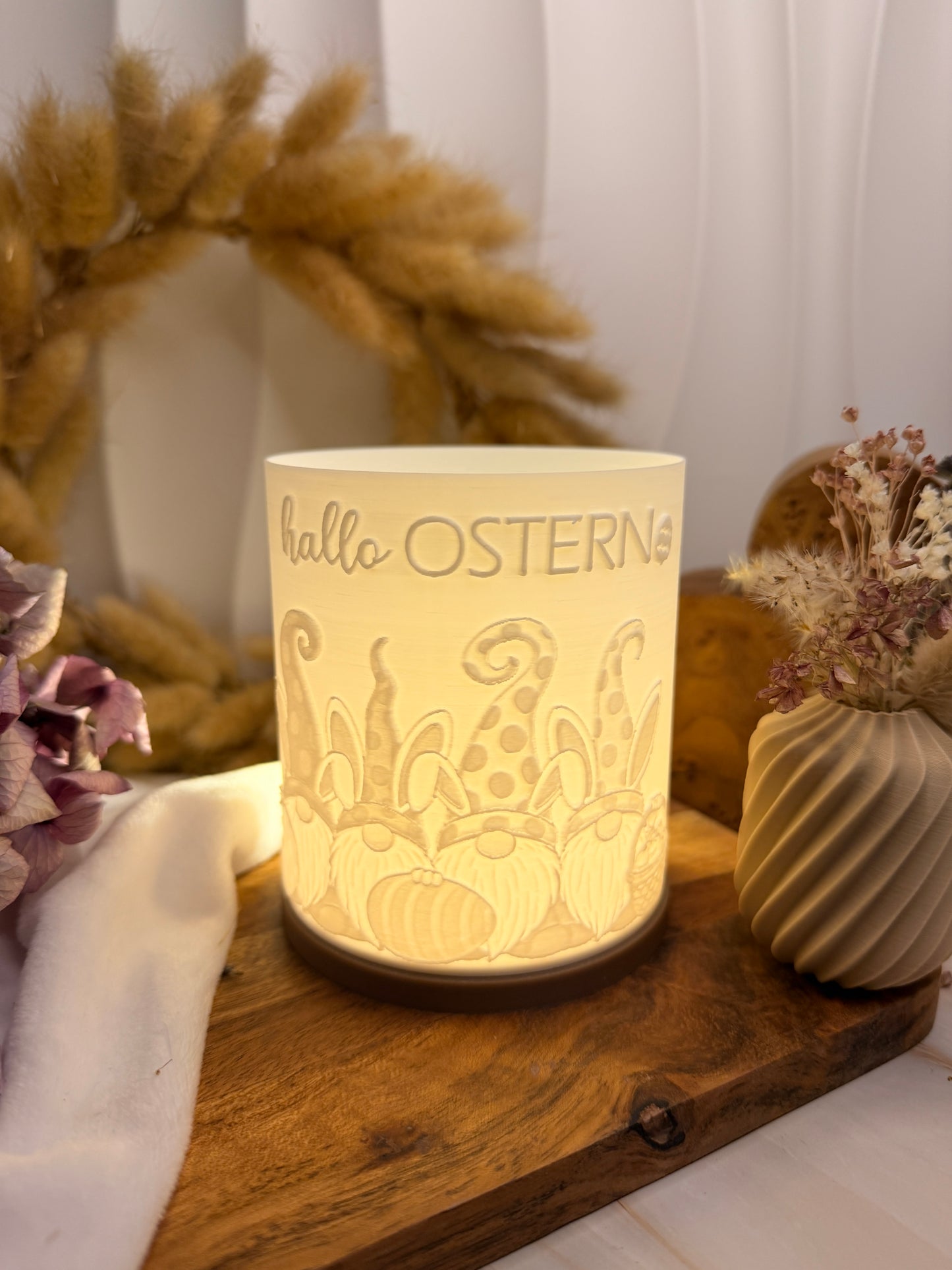 3D-Druckdatei - Windlicht - Oster Wichtel