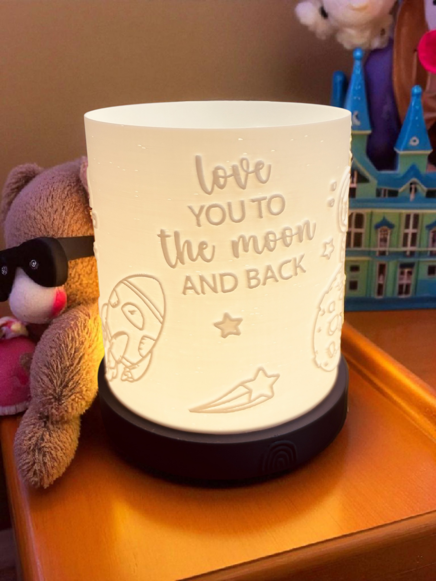 Windlicht - love you to the moon and back