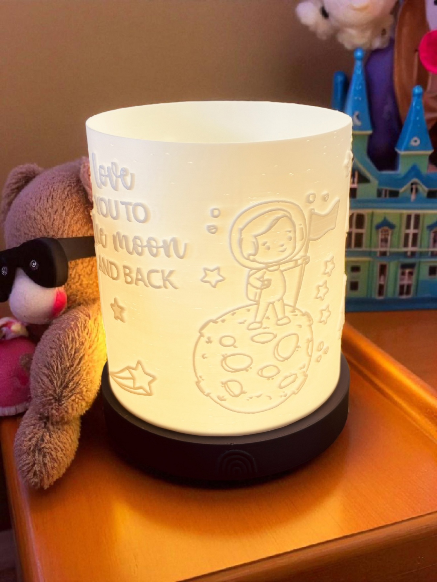 Windlicht - love you to the moon and back