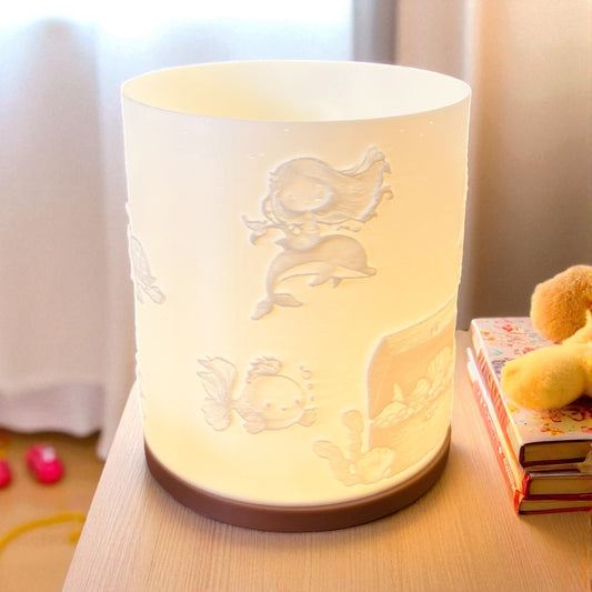 3D-Druckdatei - Nachtlicht - Meerjungfrau