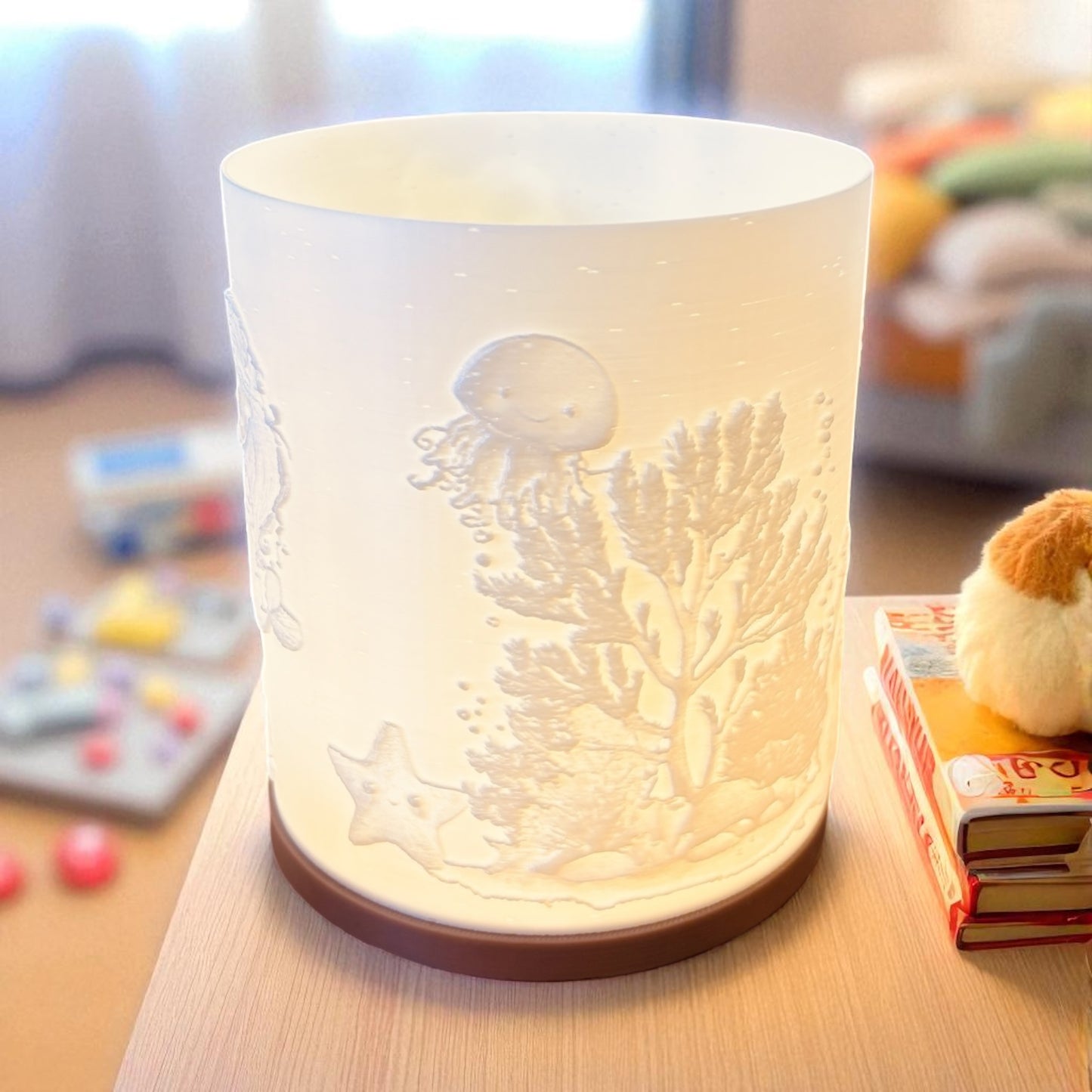 3D-Druckdatei - Nachtlicht - Meerjungfrau