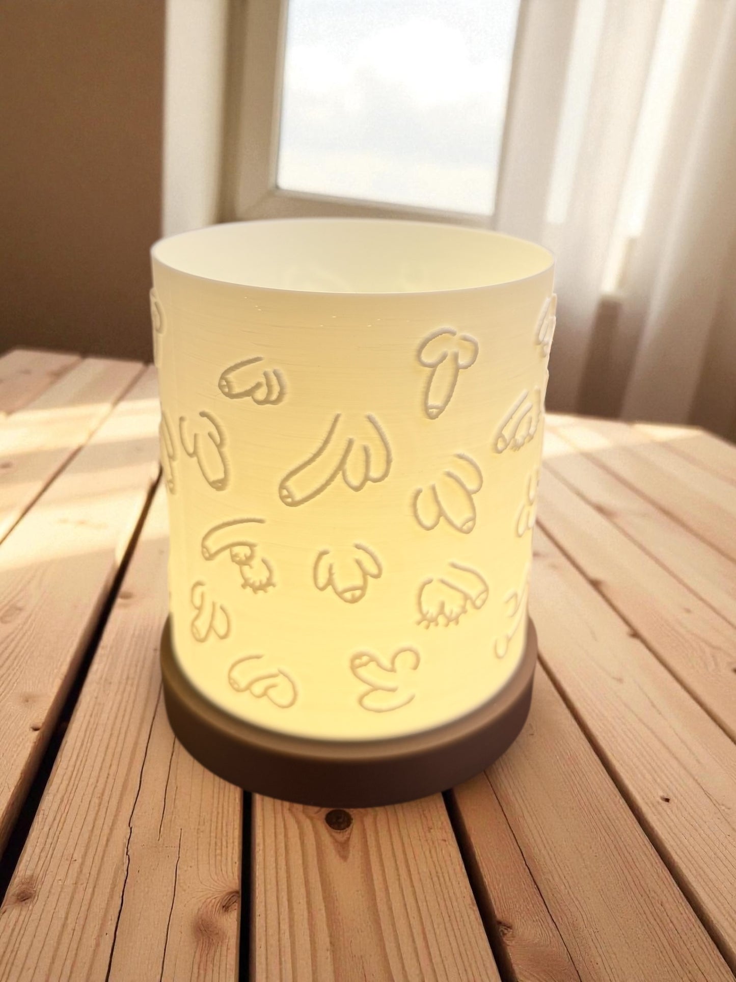 3D-Druckdatei - Windlicht - Is mir Latte