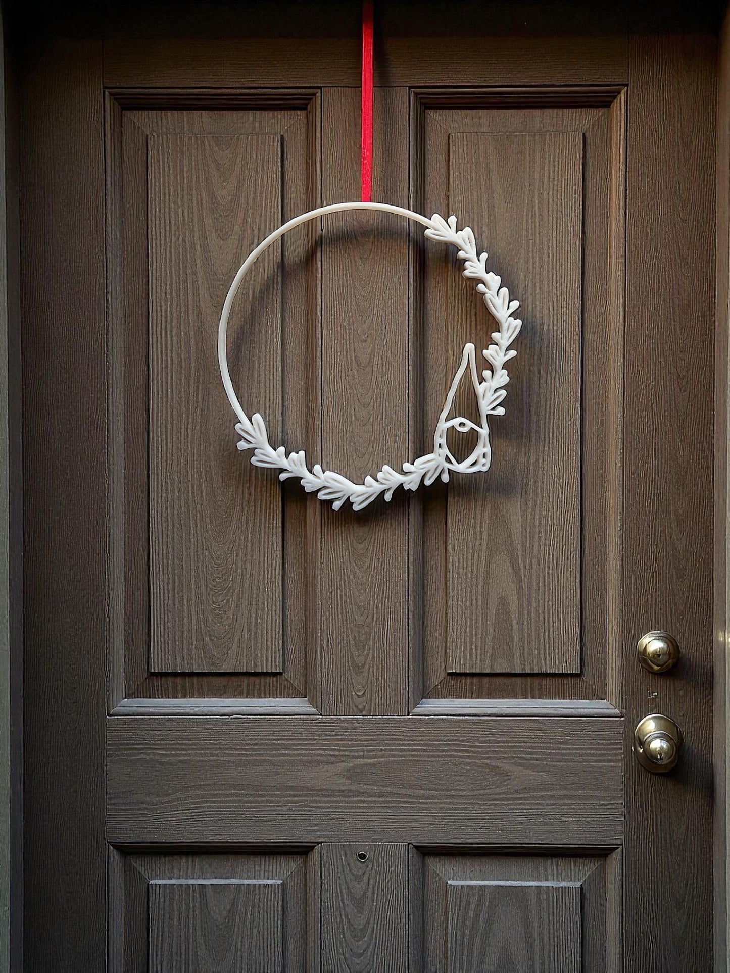 3D-Druckdatei STL + 3MF Türkranz - Zwerg - Fensterkranz