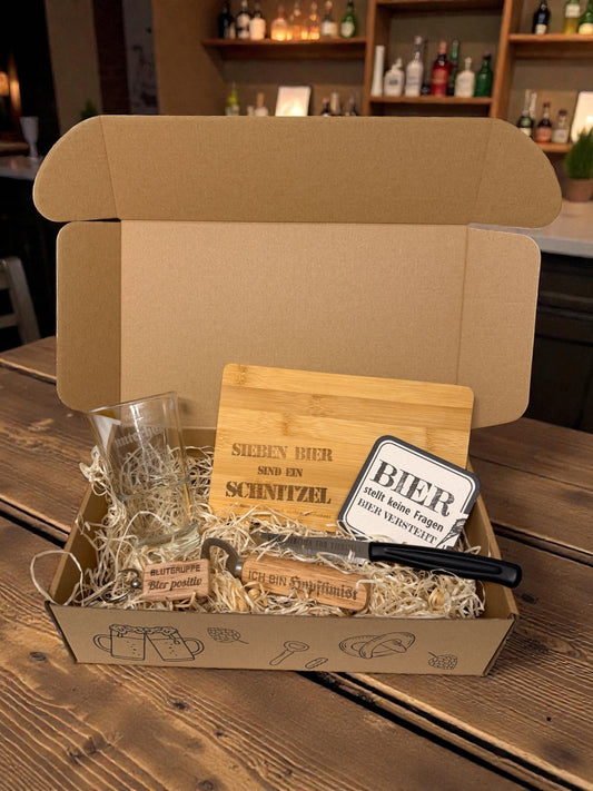 Geschenkbox für Bierfreunde und Bierliebhaber