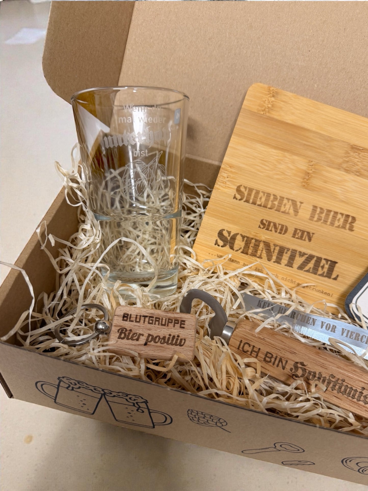 Geschenkbox für Bierfreunde und Bierliebhaber