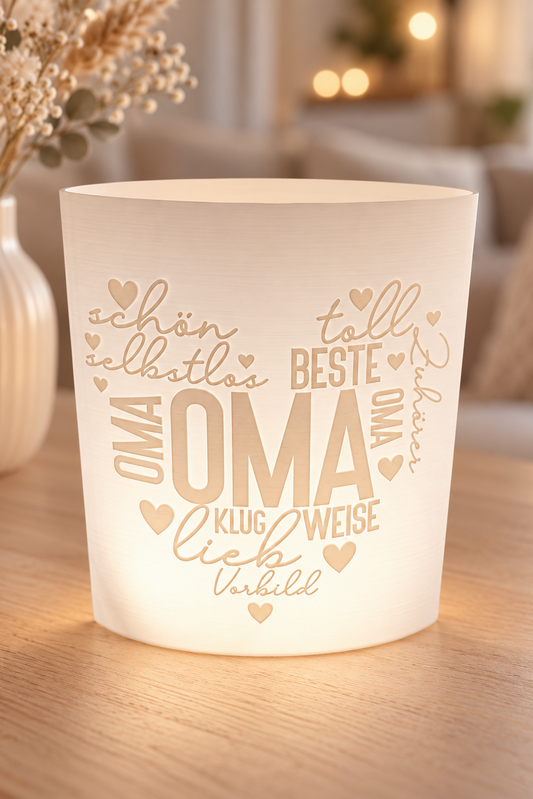 3D-Druckdatei  Windlicht "Oma"