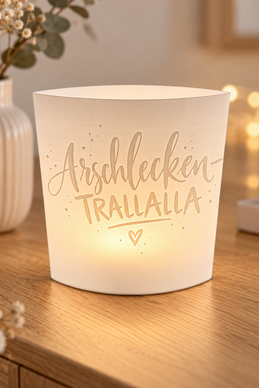 3D-Druckdatei  Windlicht "Arschlecken"
