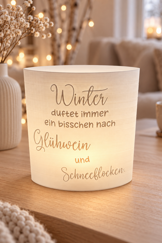 3D-Druckdatei  Windlicht "winter duftet"