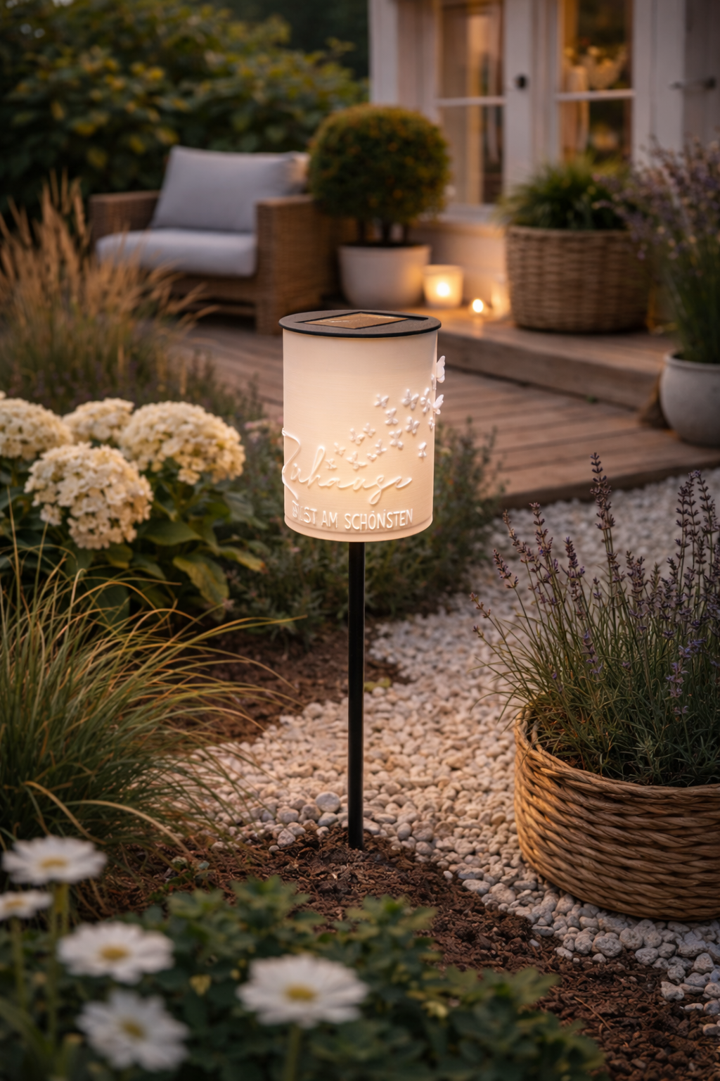 3D-Druckdatei - Windlicht - Zuhause - STL + 3MF - Deko  Solarlampe - Garten - LED-Licht