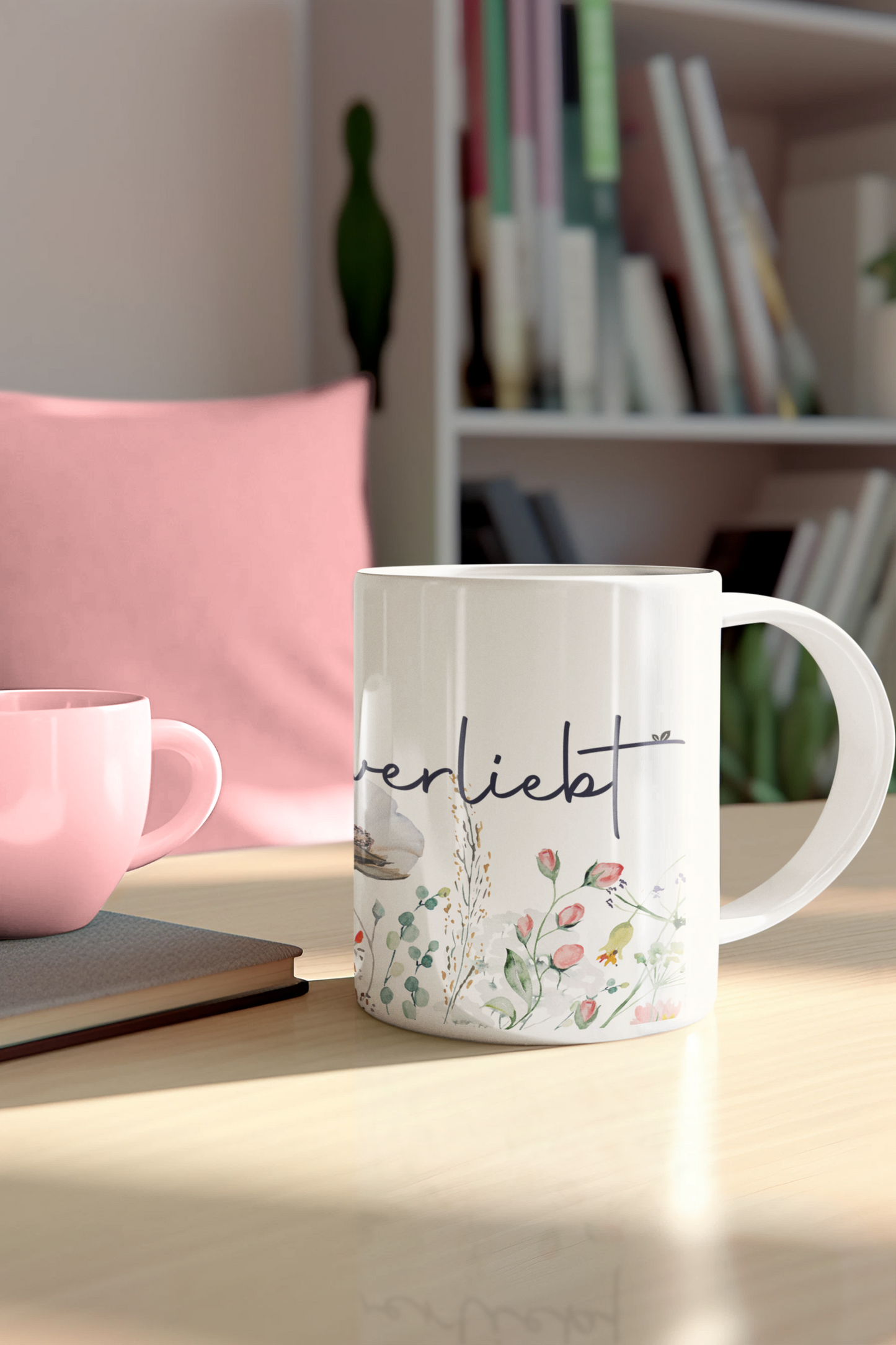 "RHÖNverliebt" Tasse mit bunter Blumenwiese in Keramik