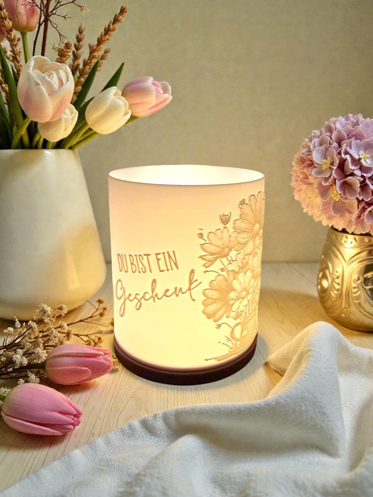 3D-Druckdatei - Windlicht - Du bist ein Geschenk
