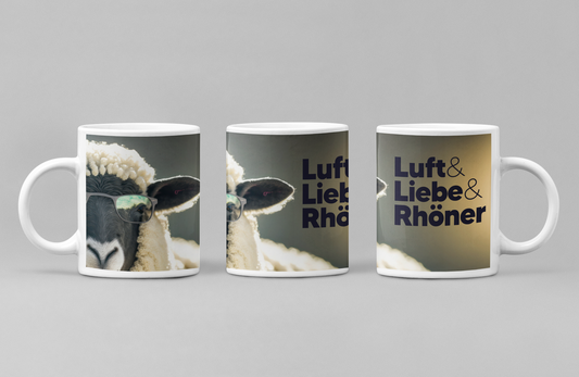 "LUFT & LIEBE & RHÖNER" Tasse in Keramik