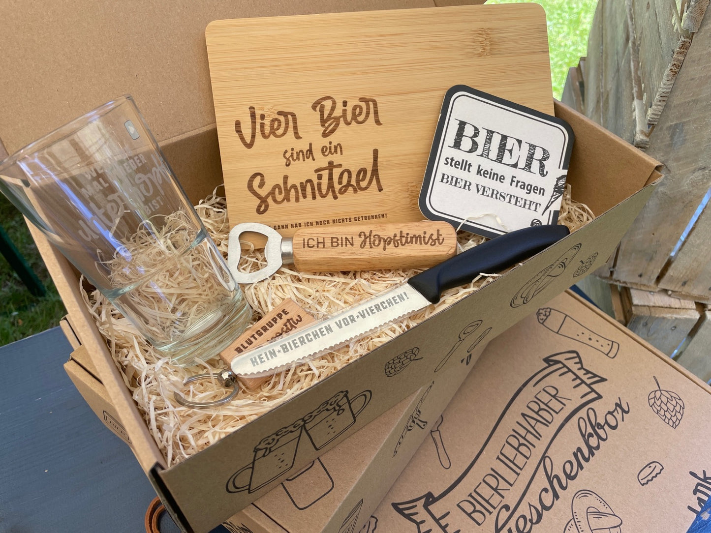 Geschenkbox für Bierfreunde und Bierliebhaber