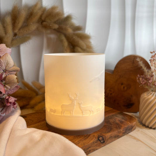 3D-Druckdatei - Windlicht - Jagdlandschaft
