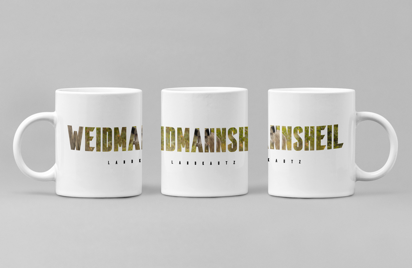 "Weidmannsheil Wildschwein" Tasse in Keramik
